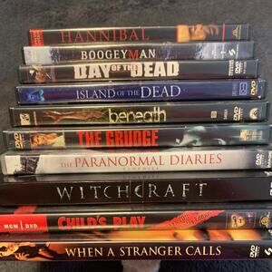 Bundle of 10 Scary Horror Movies Perfect for Halloween!